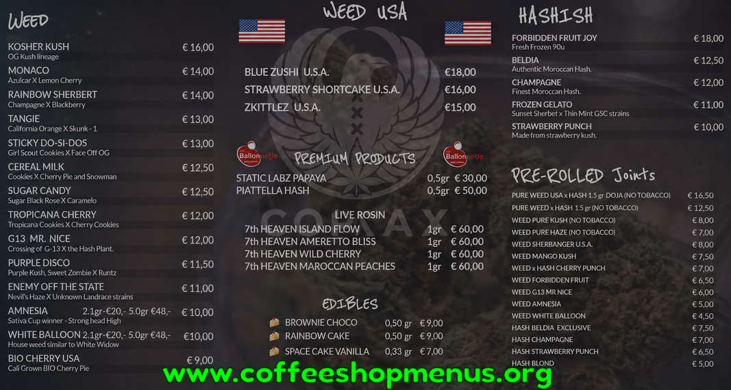 menu picture